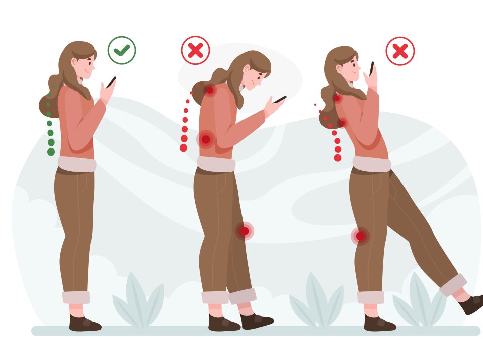 Posture correction in Langley